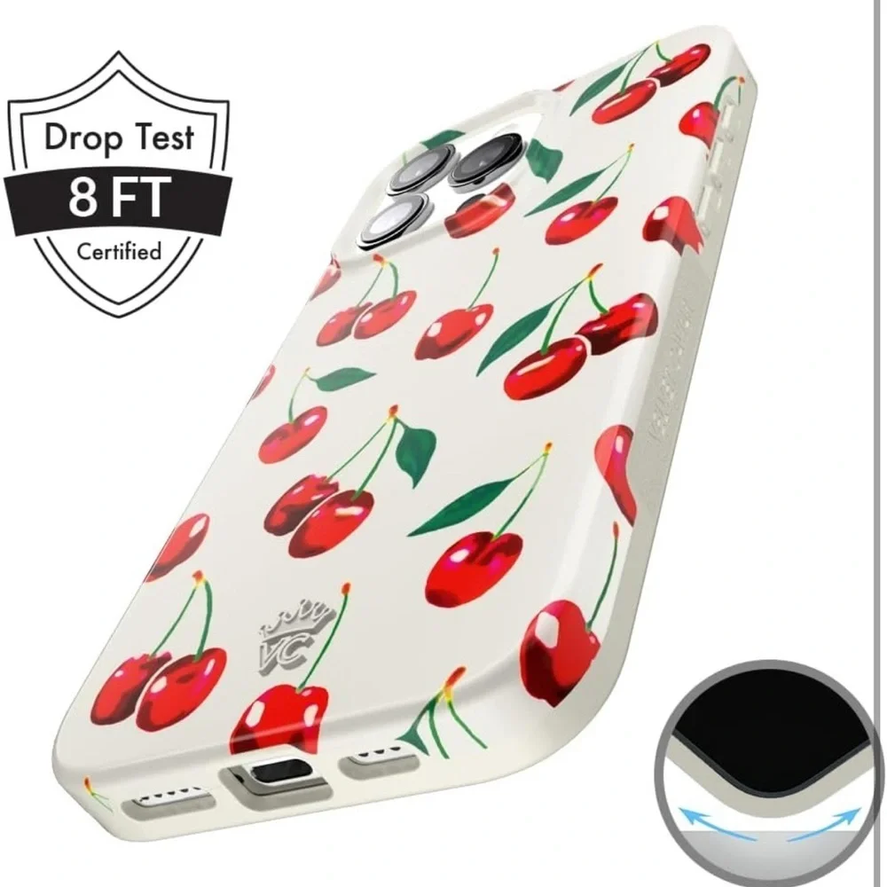 Velvet Caviar New Cherry iPhone 16 Pro Case NEW